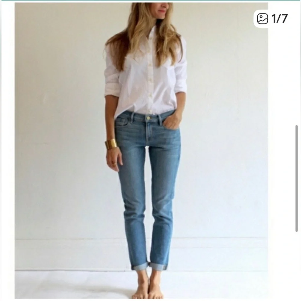 Frame Denim Women's Le Garçon Overturn Jeans